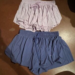 Nike Women's Athletic Shorts - Pink and Blue